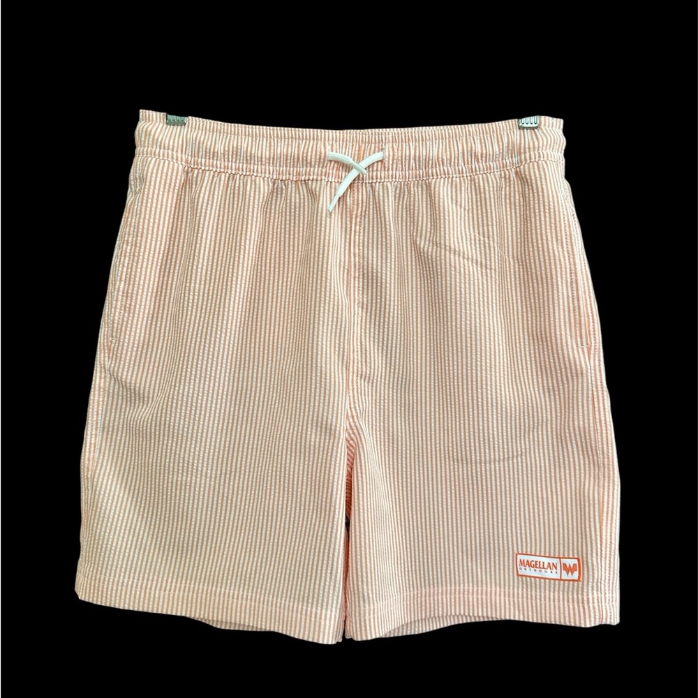 Magellan Outdoors Striped Swim Trunks. WHATABURGER edition!